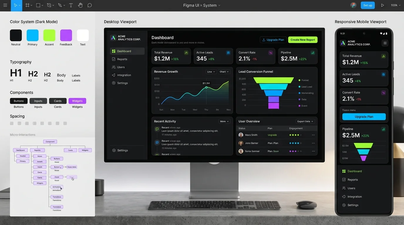 High-Converting B2B UI/UX Design: Micro-Interactions, Accessibility, and Design Systems