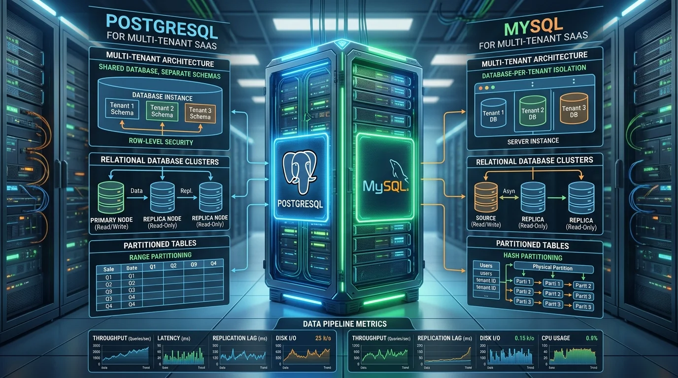 PostgreSQL vs MySQL for Multi-Tenant SaaS: High-Scale Database Architecture & Partitioning